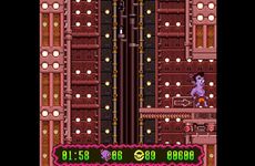 une photo d'Ã©cran de Super Widget sur Nintendo Super Nes